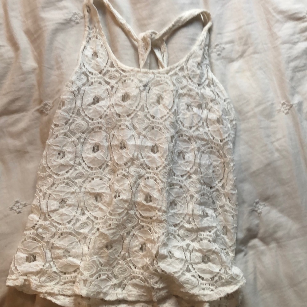 Lacey tank top